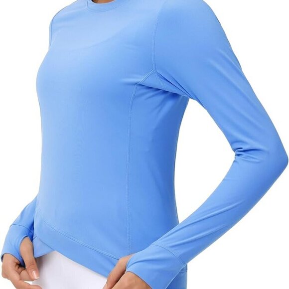 TGP The Gym People Size L Sea Blue Long Sleeve Athletic Top, NEW with Tag - Picture 12 of 15